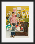 What's On TV Framed Fine Art Collage Print