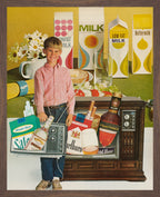 What's On TV Framed Fine Art Collage Print