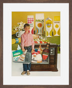 What's On TV Framed Fine Art Collage Print