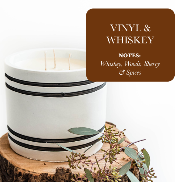 Luxury 3-Wick Soy Candle in Reusable Cement Vessel | Large Handmade Candle | 120 Hour Burn Time