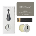 Huntsman Travel Candle | Musk, Cedarwood & Rosewood Soy Candle | Masculine Woodland Candle with Matches