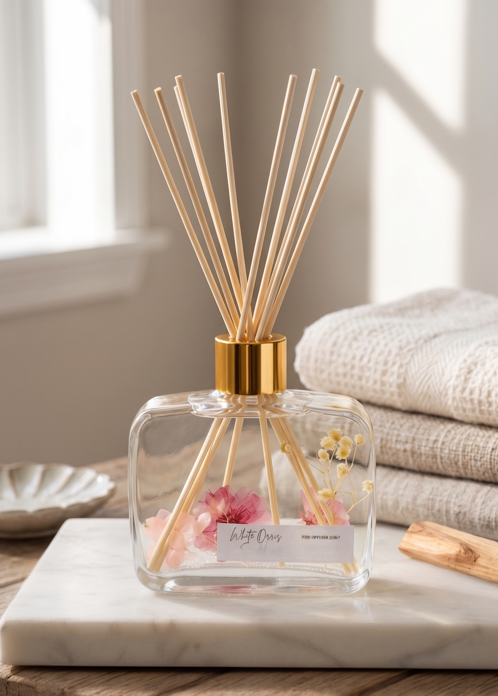 Botanical Reed Diffuser 6.8oz– Natural Home Fragrance & Décor-0