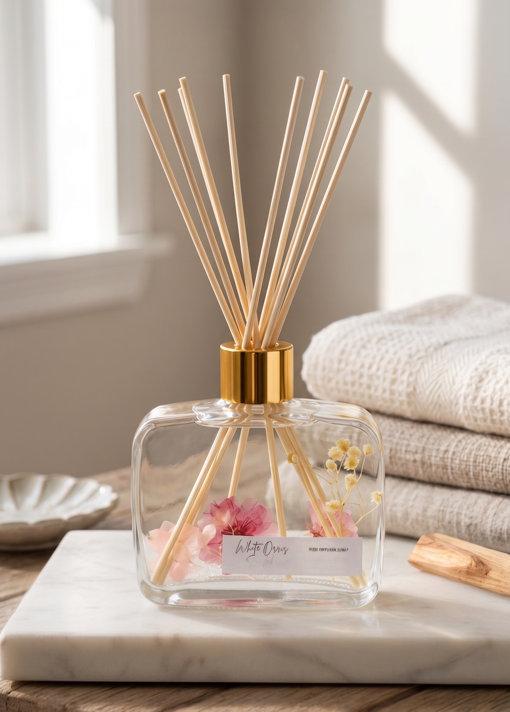 Botanical Reed Diffuser 6.8oz– Natural Home Fragrance & Décor-0