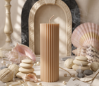 Ribbed Candle