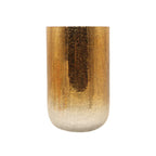 Crackled Ombre Glass Pillar Candle Holder – Elegant Home Accent