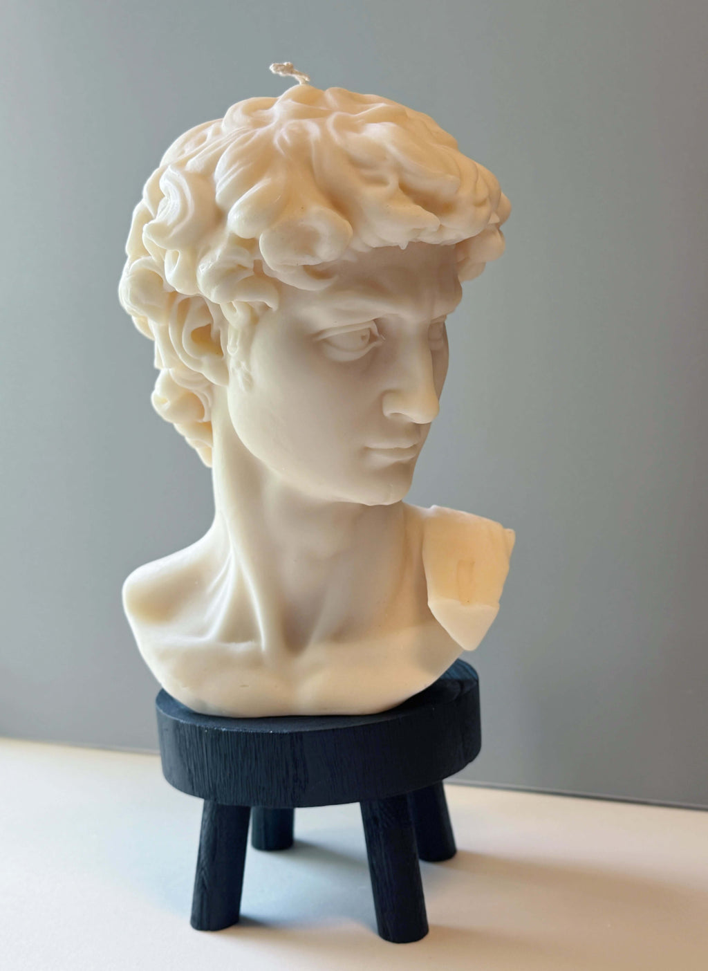 David Head Sculptural Candle | 11" Bust-0