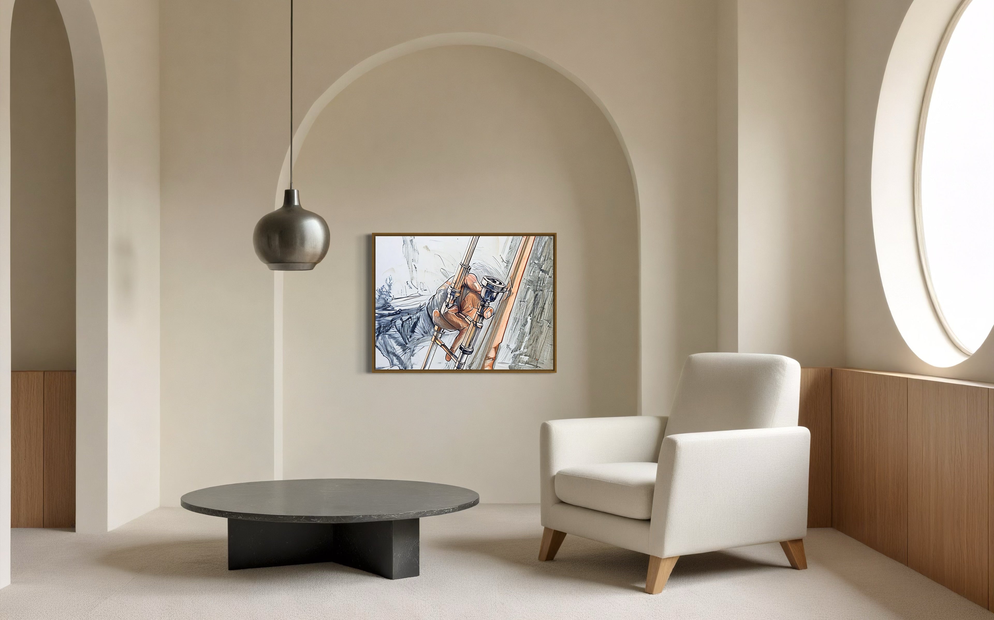 Abstract Musician Illustration Digital Download