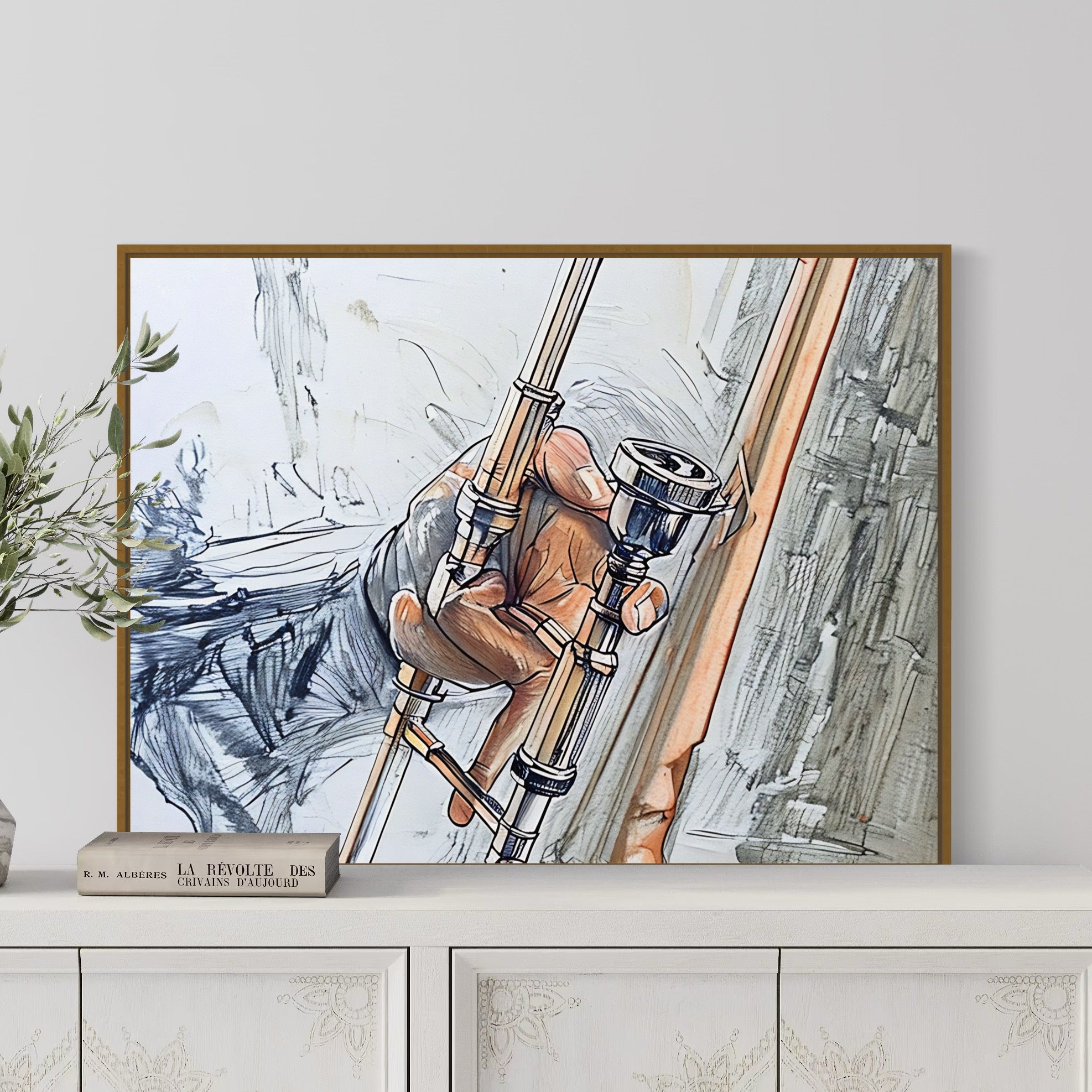 Abstract Musician Illustration Digital Download