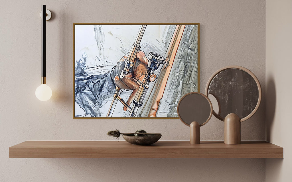 Abstract Musician Illustration Digital Download