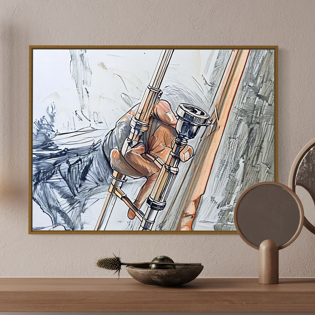 Abstract Musician Illustration Digital Download