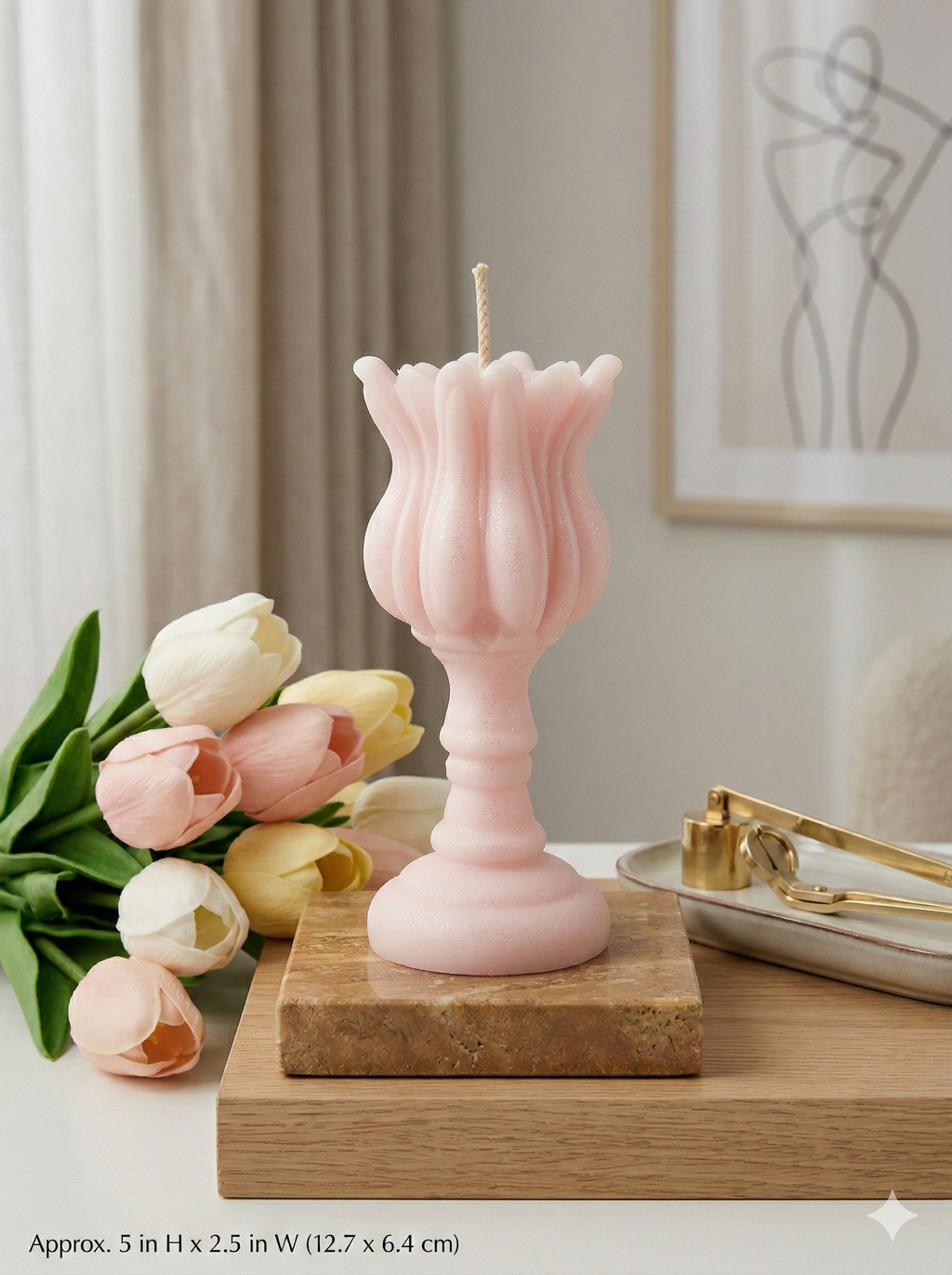 Tulip Candle | Chic Home Decor-1