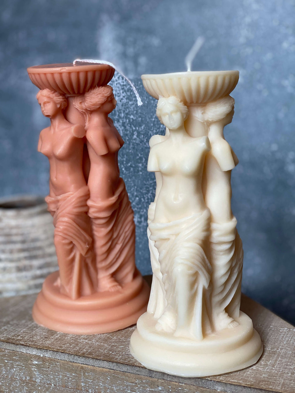 Goddess Sculpture Candle | Soy Wax Art Trio-1