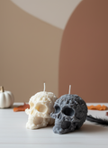Floral Skull Candle | Gothic Soy Wax-0
