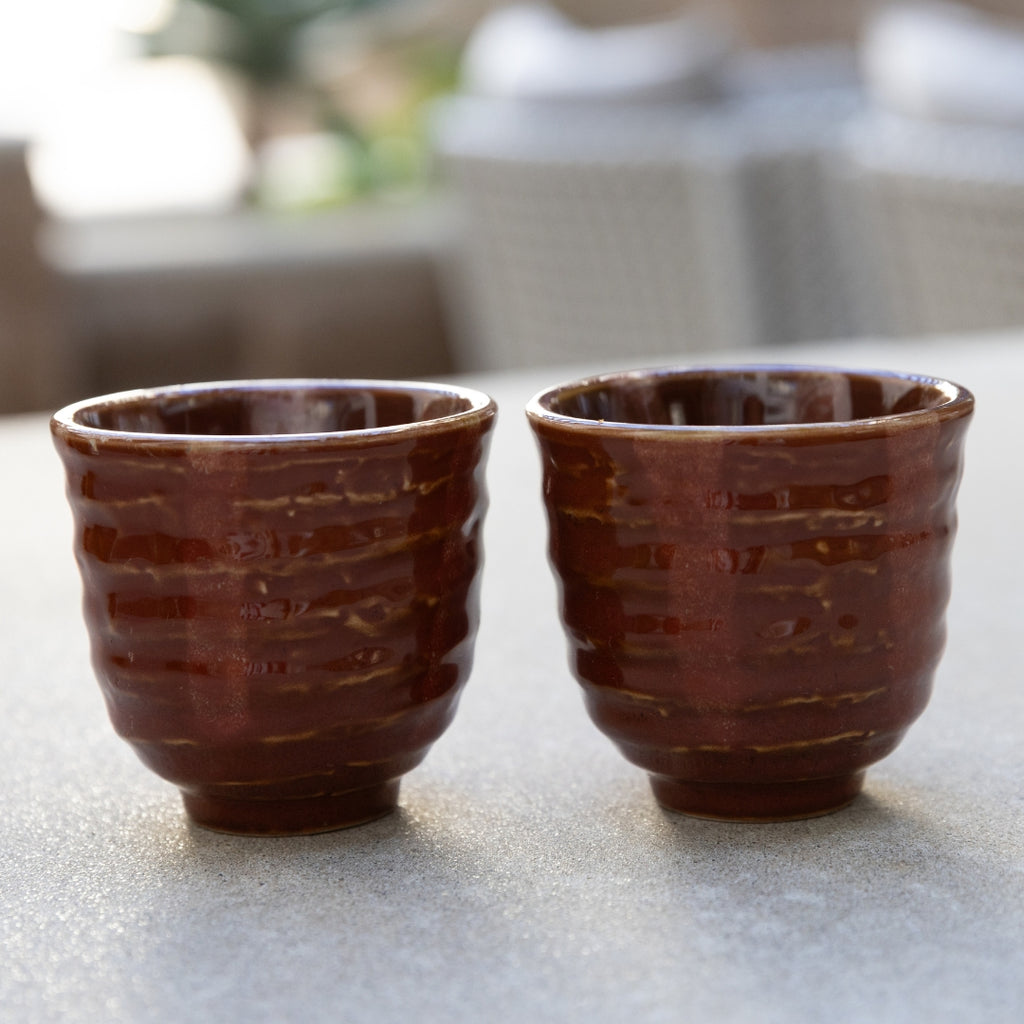 Baifu Hand-Painted Japanese Tea Cup Set