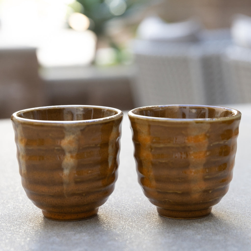 Baifu Hand-Painted Japanese Tea Cup Set