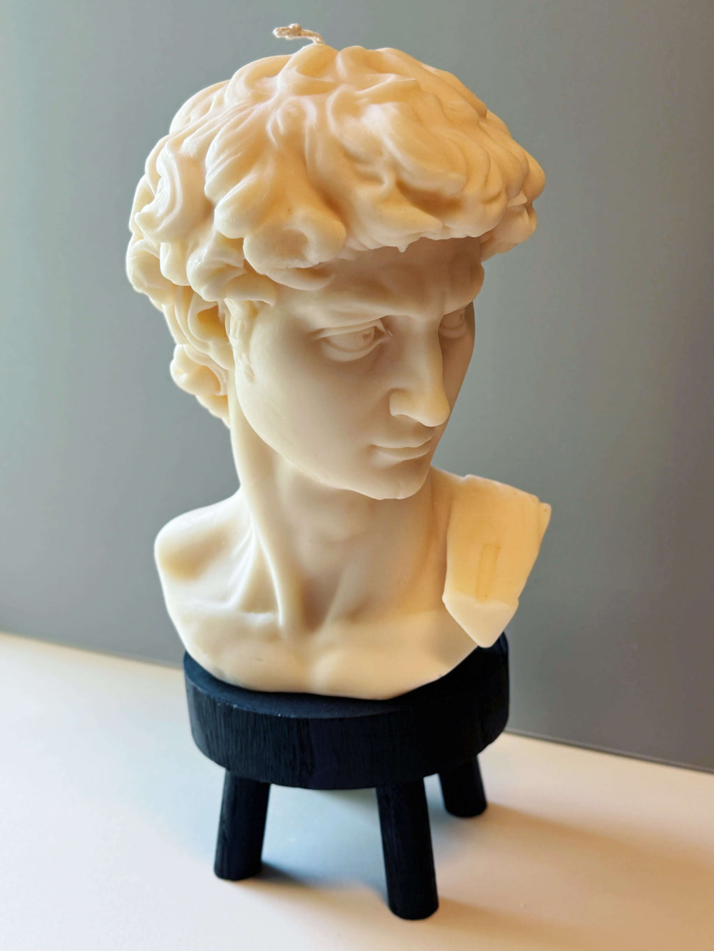 David Head Sculptural Candle | 11" Bust-3