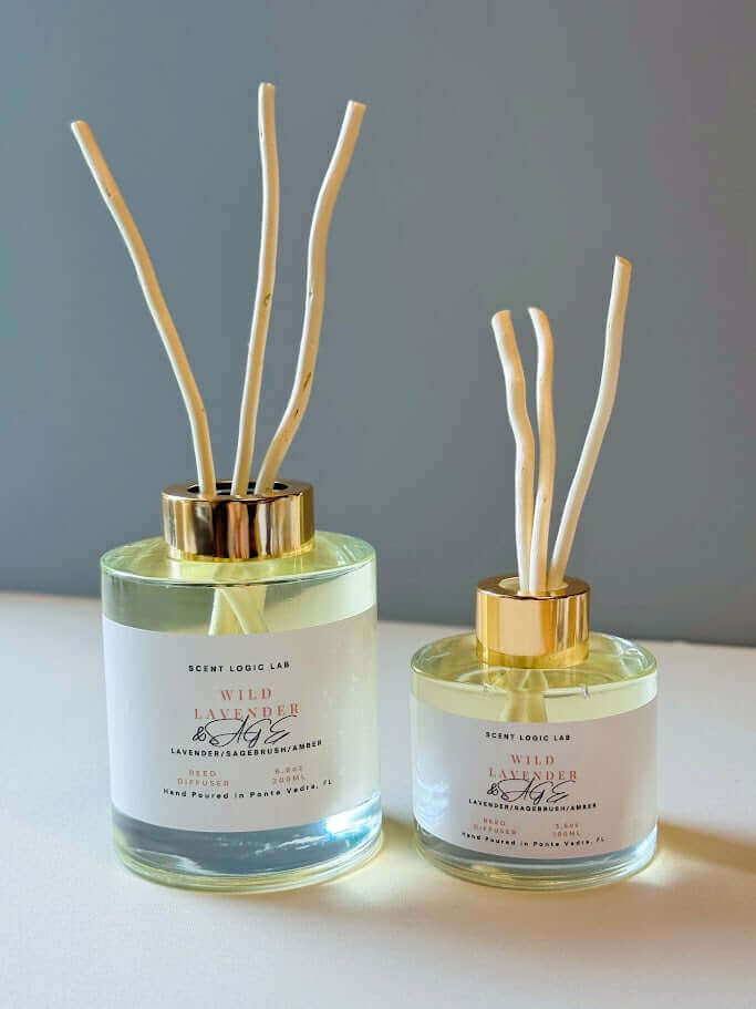 Wild Lavender Reed Diffuser – 100ml & 200ml | Hand-Poured Aroma for Home or Office-5