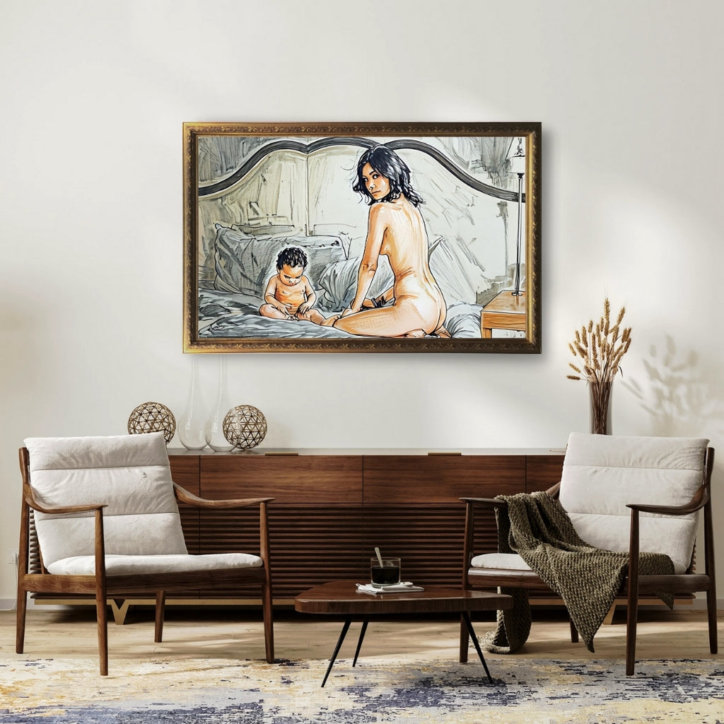 Intimate Motherhood Digital Art Download