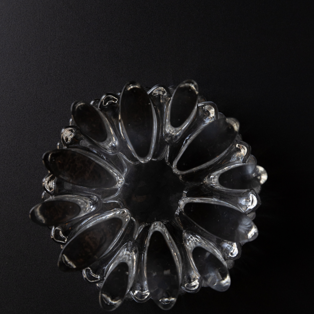 Vintage 1985 Bel Mondo Glasdesign Georgshütte Art Glass Candle Warmer – Mid-Century West German Design