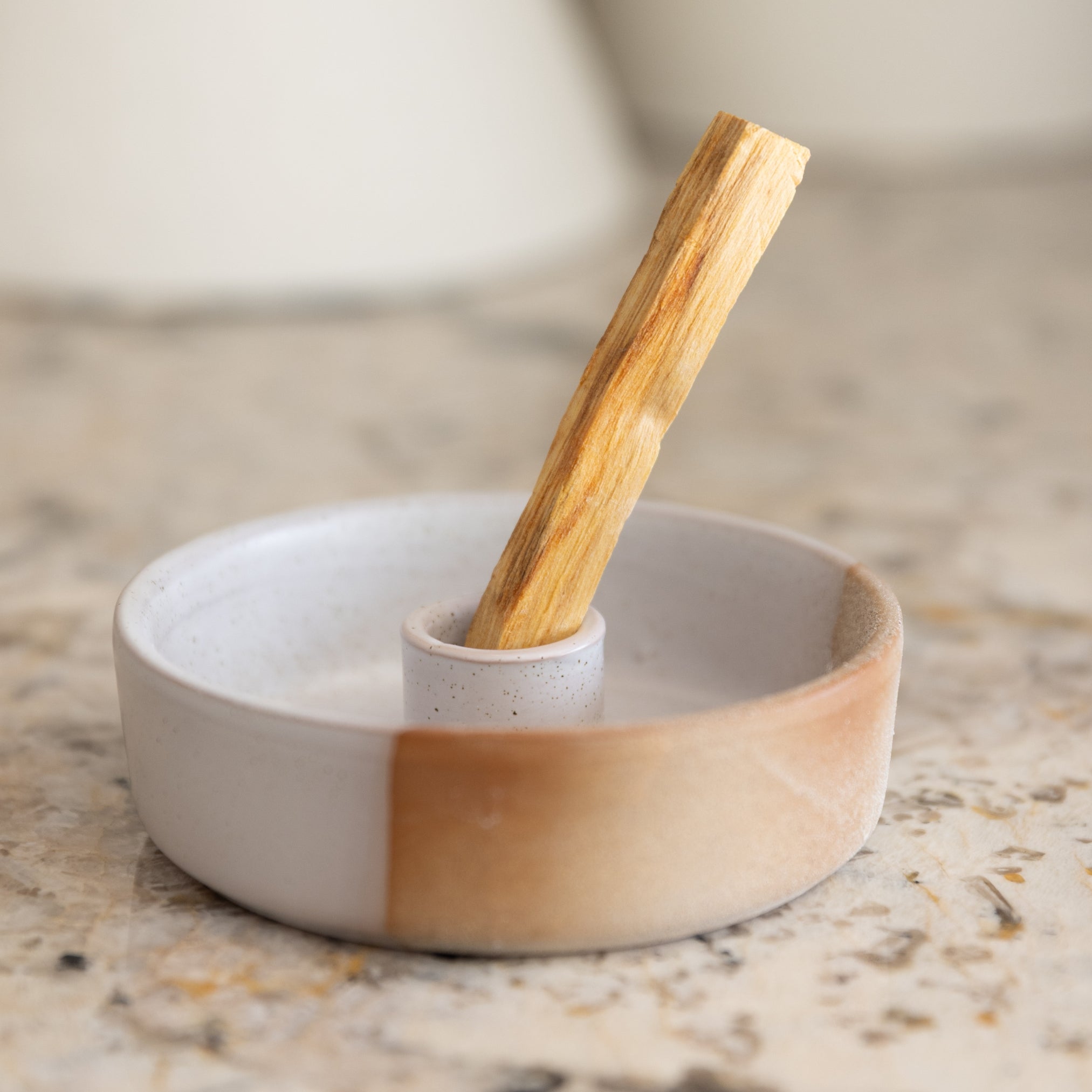 Palo Santo Burner (4 in.) - Beige