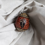 Kenya Hand Etched & Painted Soapstone Egg