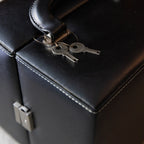 Franmara Vintage Martini Travel Bar Set with Locking Velvet Case – Stainless Steel Martini Kit