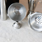 Franmara Vintage Martini Travel Bar Set with Locking Velvet Case – Stainless Steel Martini Kit