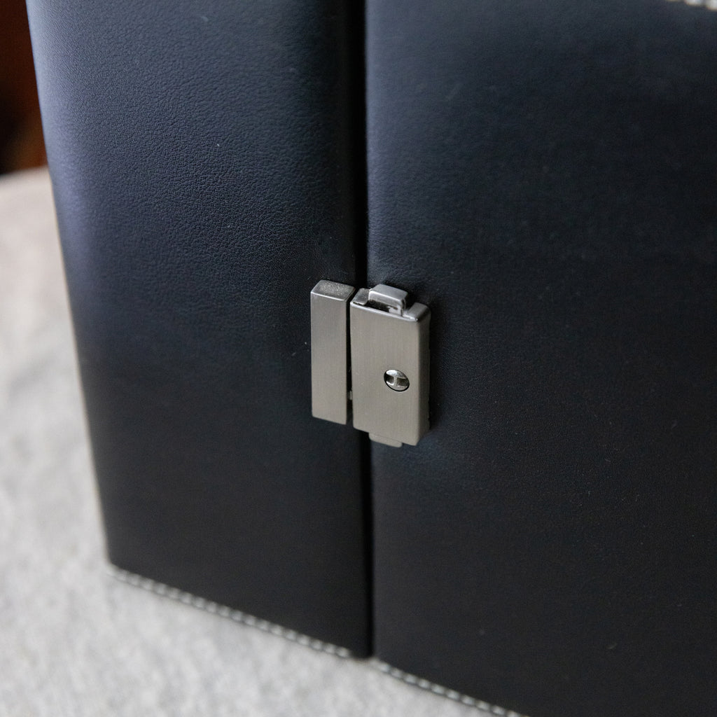 Franmara Vintage Martini Travel Bar Set with Locking Velvet Case – Stainless Steel Martini Kit