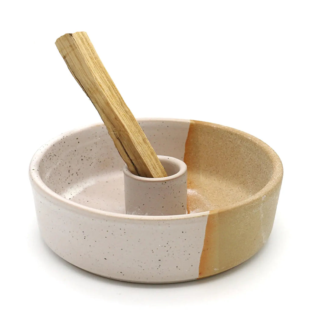 Palo Santo Burner (4 in.) - Beige