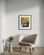 What's On TV Framed Fine Art Collage Print