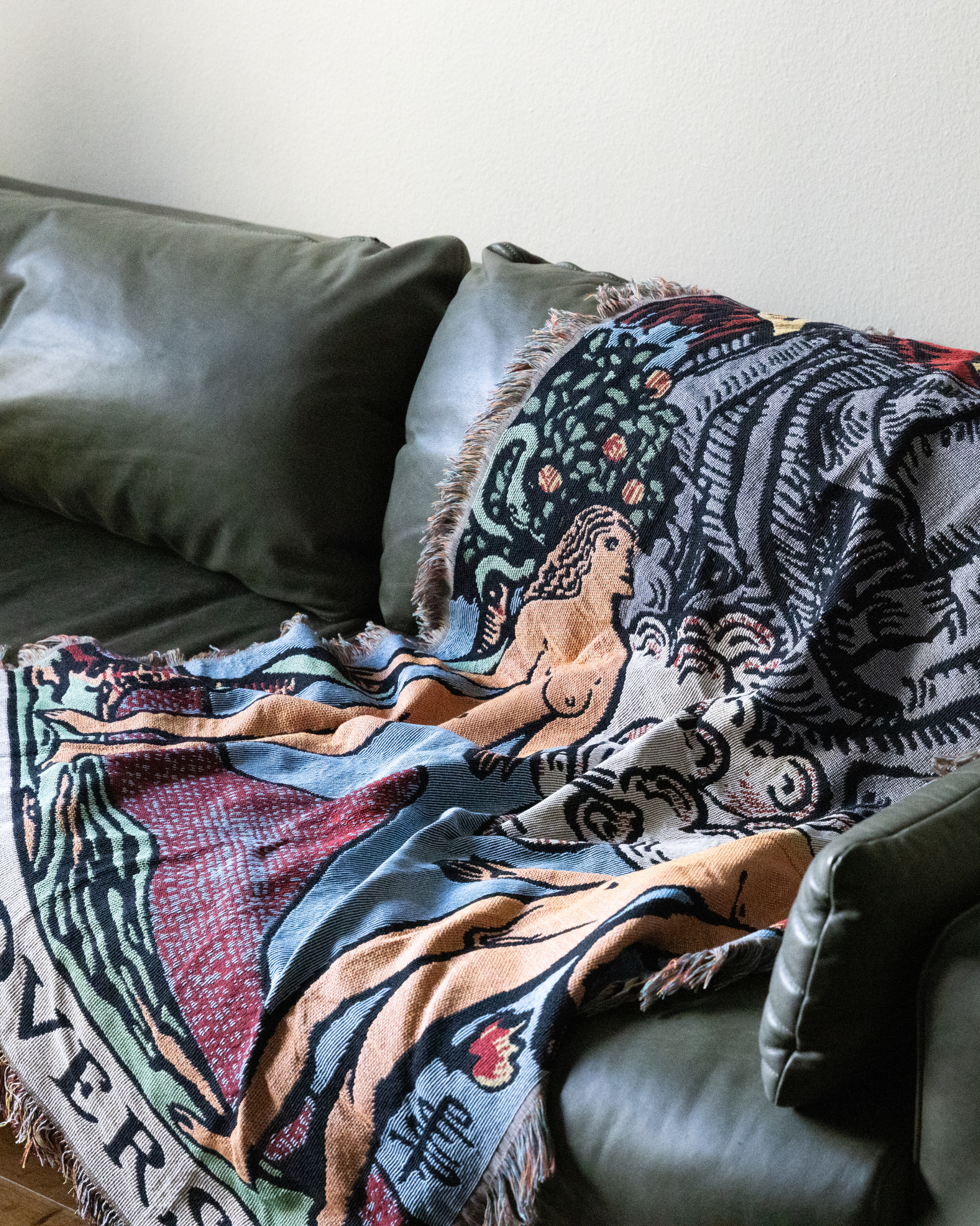 The Lovers Throw Blanket or Wall Hanging, 5x3 foot