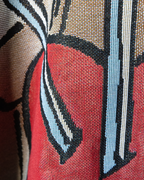 Three of Swords Throw Blanket or Wall Hanging, 5x3 foot