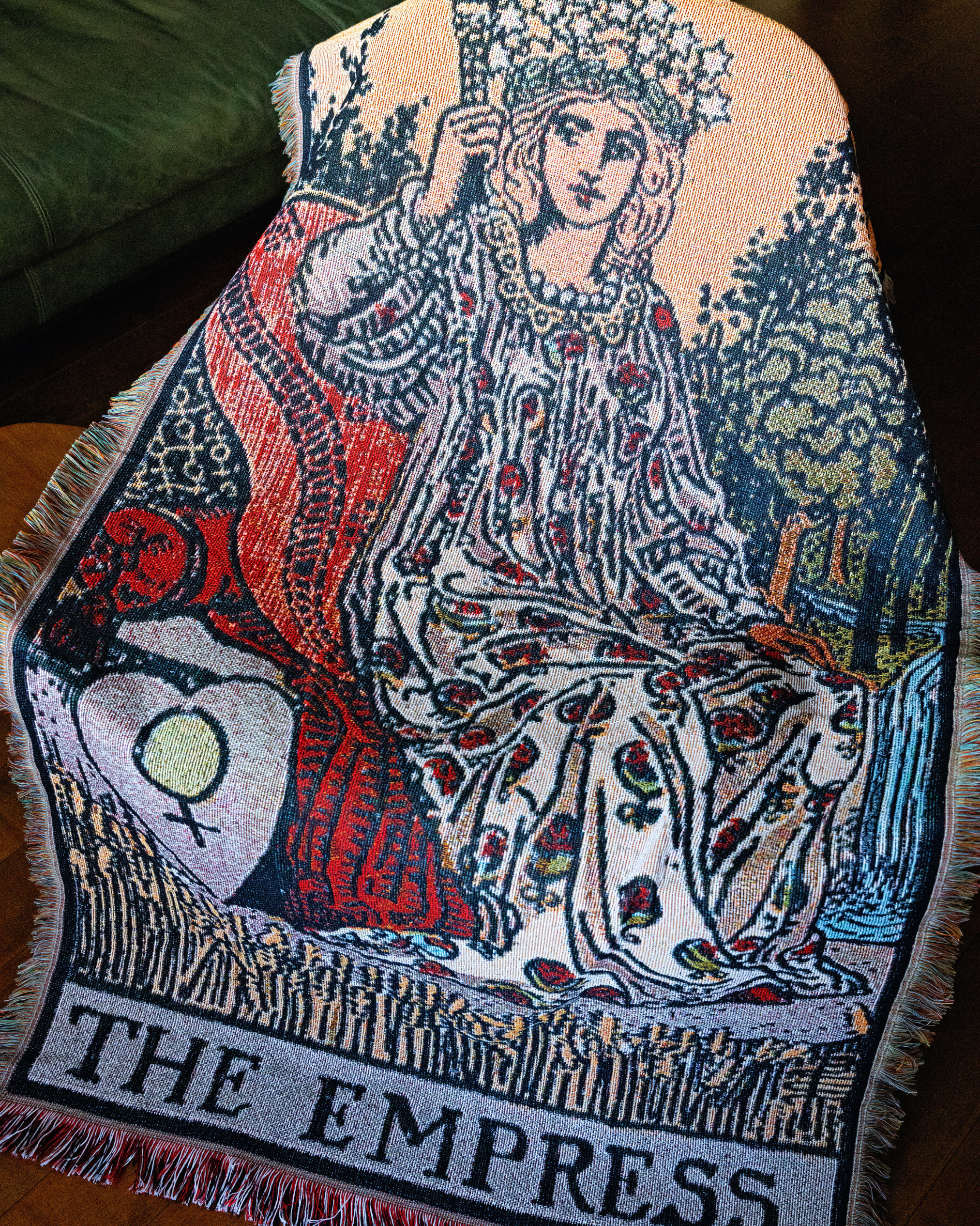 The Empress Throw Blanket or Wall Hanging, 5x3 foot
