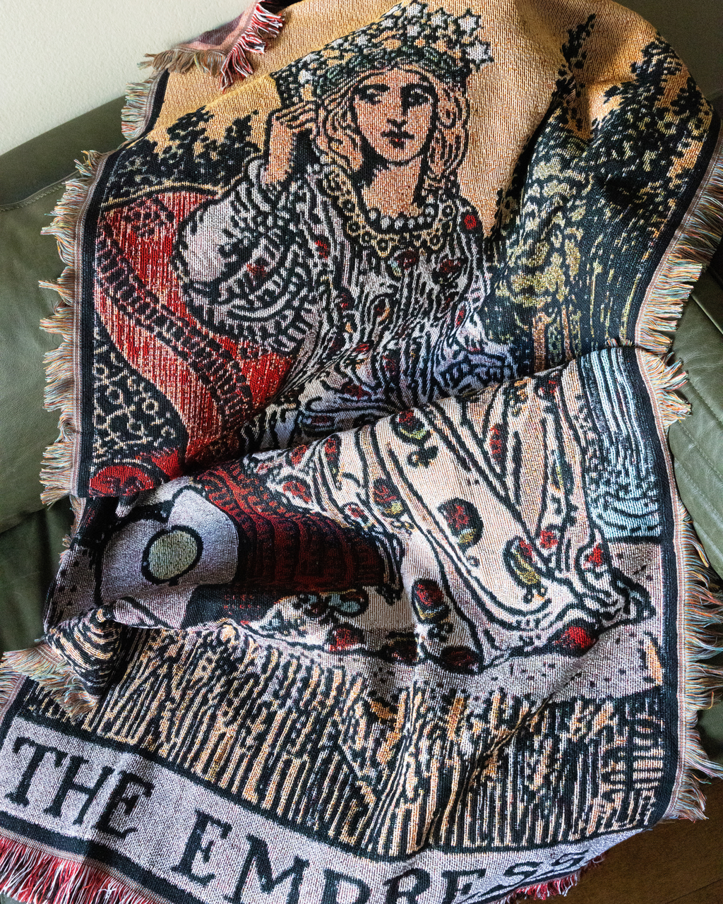 The Empress Throw Blanket or Wall Hanging, 5x3 foot