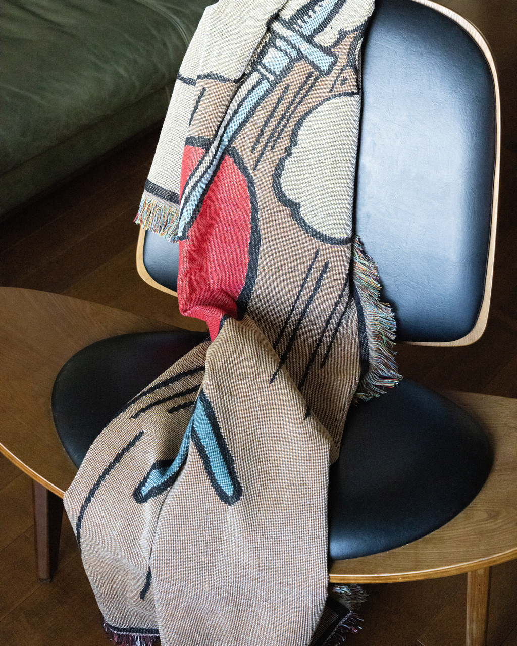 Three of Swords Throw Blanket or Wall Hanging, 5x3 foot