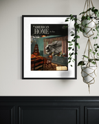 The American Home Collage Fine Art Print
