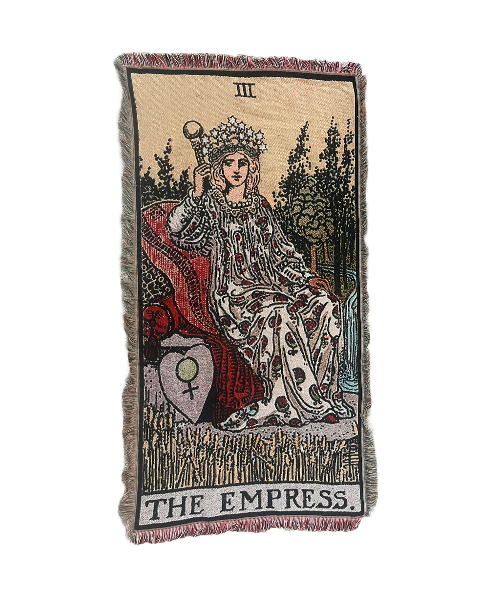 The Empress Throw Blanket or Wall Hanging, 5x3 foot