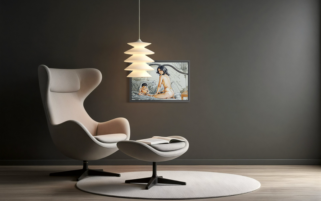 To Sleep Mother Fine Art Framed Print 16 x 24