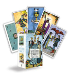Weiser Tarot cards with colorful illustrations on a white background