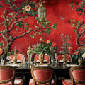 Chinoiserie Birds and Trees Wall Mural-0