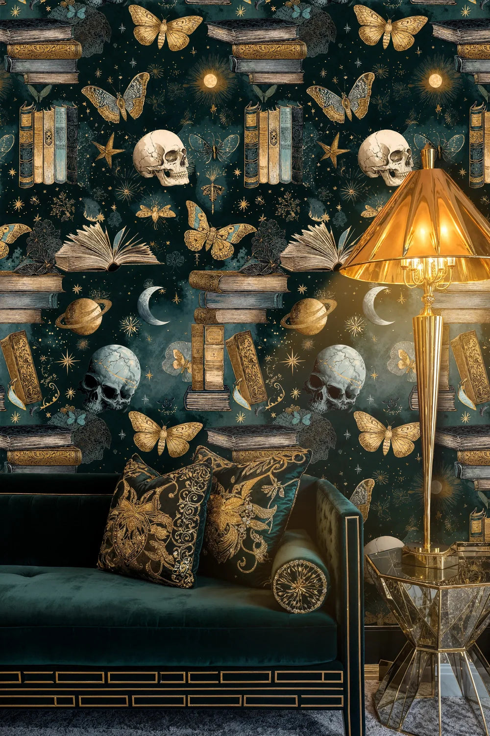 Dark Academia Celestial Wallpaper-1