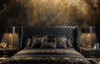 Gilded Patina Wall Mural in Black and Gold-3