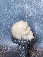 Floral Skull Candle | Gothic Soy Wax-4