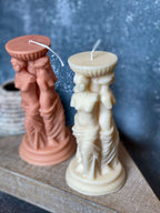 Goddess Sculpture Candle | Soy Wax Art Trio-4