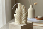 Minimalist Feather Candle — Handcrafted Soy Wax Elegance-0