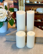 Ribbed Candle | Effortless Home Decor-1