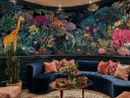 Mystical Jungle Safari Wall Mural-2
